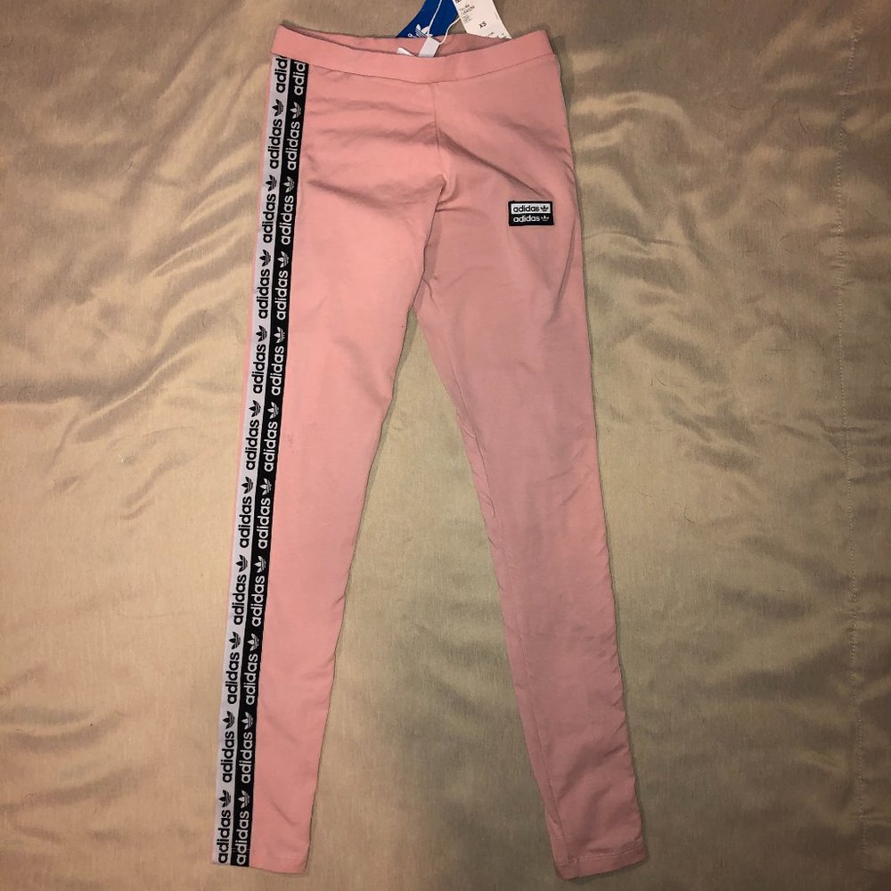 adidas pink leggings